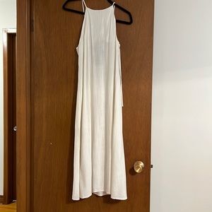OAK + Fort oatmeal linen dress XS